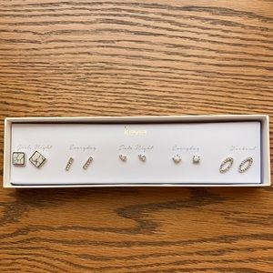 Kevia Earring Set - 5 pairs